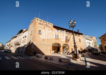 Casa de la Vila, siglo XV, Campos, Majorque, iles baléares, Espagne Banque D'Images