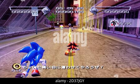 Shadow the Hedgehog - Sony PlayStation 2 PS2 - Editorial à utiliser uniquement Banque D'Images