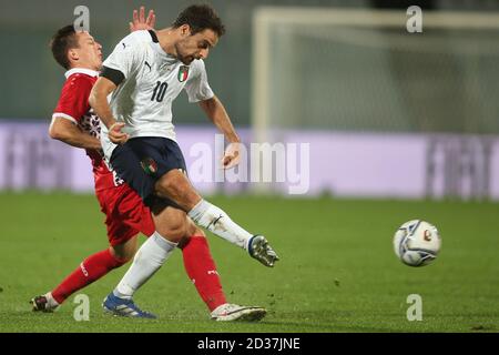 Florence, Italie. 07e octobre 2020. Florence 07/10/2020: BONAVENTURA (ITALIE) en action pendant le match amical entre l'Italie et la Moldavie au stade Artemio Franchi à Florence. Crédit : Agence photo indépendante/Alamy Live News Banque D'Images