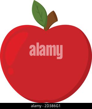 Pomme isolée rosh hashana icône juive - vecteur Illustration de Vecteur