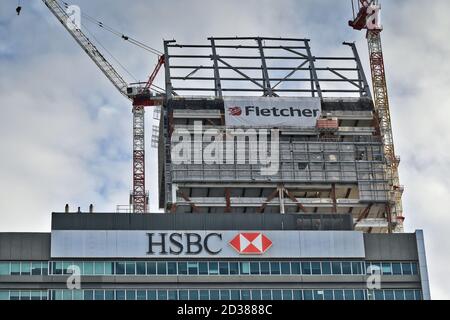 AUCKLAND, NOUVELLE-ZÉLANDE - 13 mars 2019 : Auckland / Nouvelle-Zélande - 13 2019 mars : nouvelle tour PwC à commercial Bay construite par Fletcher Banque D'Images