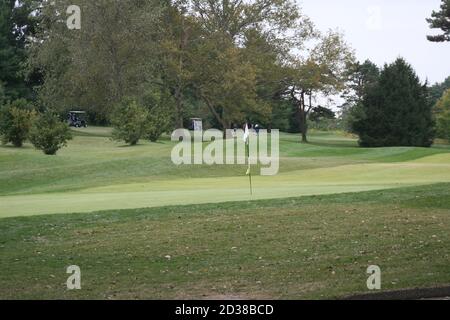 Highland Golf course/Norman K. Probstein Golf course sont deux terrains publics à Forest Park-St. Louis, Missouri, États-Unis. Banque D'Images