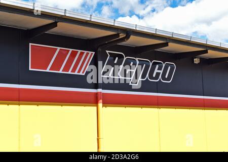 AUCKLAND, NOUVELLE-ZÉLANDE - 01 mars 2019 : Auckland / Nouvelle-Zélande - 21 2019 mars : revendeur et fournisseur de pièces automobiles Repco Banque D'Images