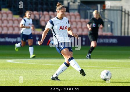 LONDRES, ANGLETERRE - OCTOBRE 07 : Hannah Godfrey de Tottenham Hotspur femmes pendant la coupe continentale entre Tottenham Hotspur et London City Lionesses at Banque D'Images