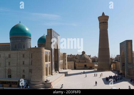 Complexe po-i-Kalan à Boukhara, Ouzbékistan Banque D'Images