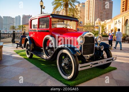 Doha,Qatar- 30 mars 2020: 1936 Rolls royce Phantom iii voiture classique Banque D'Images