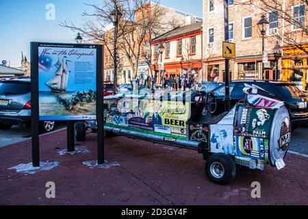 Images de FellsPoint et Inner Harbor, centre-ville de Baltimore City, maryland Banque D'Images