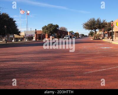 Lamesa, Texas USA centre-ville. Lamesa est le siège de comté de Dawson County, Texas qui est situé dans la région du Texas non loin de la frontière du Nouveau-Mexique Banque D'Images