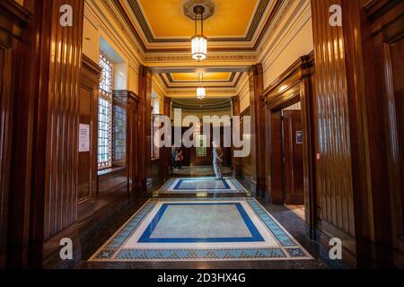 Freemasonss' Hall à Londres, siège de l'United Grand Lodge of England et lieu de rencontre pour les Masonic Lodges, Queen Street, Covent Garden. Banque D'Images