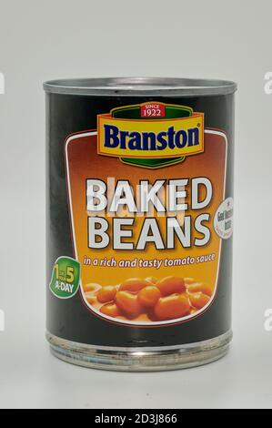 Branston haricots cuits au four Banque D'Images