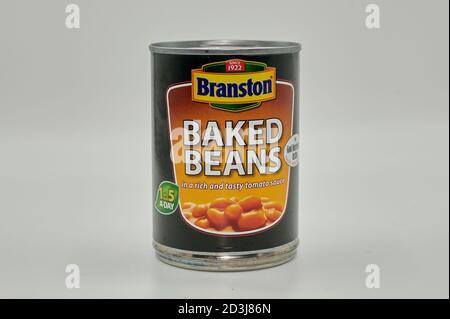 Branston haricots cuits au four Banque D'Images