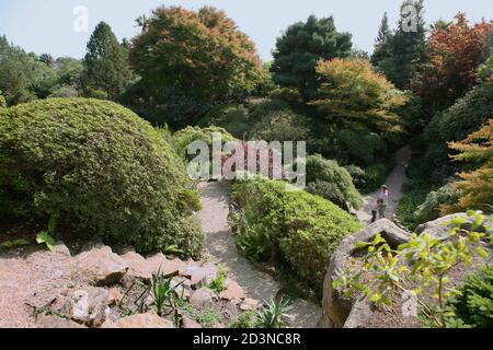 The Leonardslee Victorian Rock Garden, Leonardslee, West Sussex, Angleterre, Royaume-Uni Banque D'Images