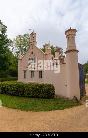 Cavalier-Haus ou cavalier House aujourd'hui un restaurant, Fürst Pückler parc et palais Branitz, Cottbus, Brandebourg, Allemagne de l'est, Europe Banque D'Images