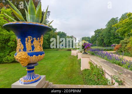 Fürst Pückler Park und Schloss in Branitz, Prince Peuckler, palais et parc de campagne, Cottbus, Brandebourg, Allemagne de l'est, Europe Banque D'Images