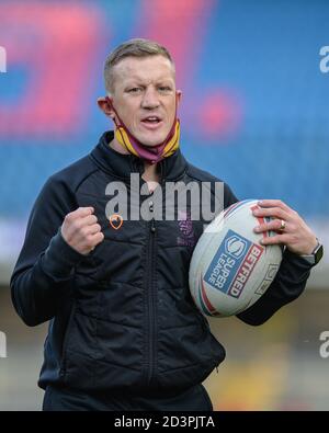 Entraîneur en chef de Huddersfield Giants Luke Robinson Banque D'Images