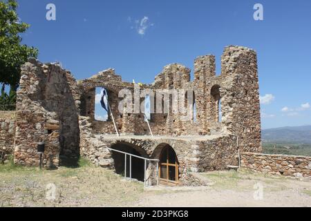 Mystras (Mistras) site du patrimoine mondial du Péloponnèse, Grèce Banque D'Images