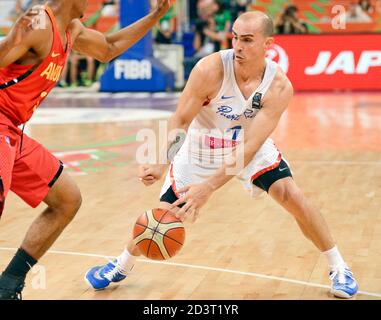 Carlos Arroyo. Équipe de basket-ball de Porto Rico. Tournoi FIBA OQT, Belgrade 2016 Banque D'Images