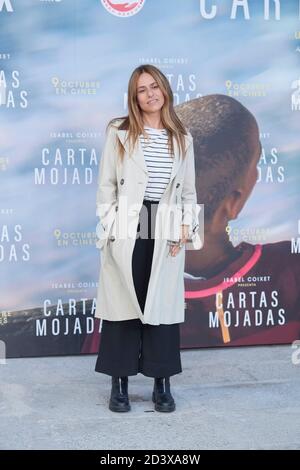 8 octobre 2020, Madrid, Madrid, Espagne: itziar Ituno assiste à la première â€˜Cartas Mojadasâ€™ au Gran Teatro principe Pio le 8 octobre 2020 à Madrid, Espagne (Credit image: © Jack Abuin/ZUMA Wire) Banque D'Images