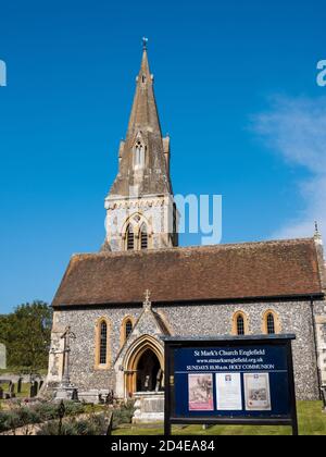 Eglise St Marc, domaine d'Englefield, Berkshire, Angleterre, Royaume-Uni, GB. Banque D'Images