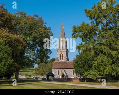 Eglise St Marc, domaine d'Englefield, Berkshire, Angleterre, Royaume-Uni, GB. Banque D'Images