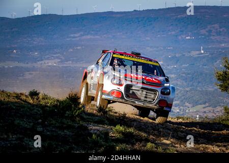 24 OSTBERG Mads (NOR), ERIKSEN Torstein (NOR), Citroën C3 R5, pH Sport WRC 2, action lors du Rallye Italia Sardegna 2020, 6e tour du Championnat WRC 2020 de la FIA du 8 au 11 octobre 2020 à Alghero, Sardegna en Italie - photo Paulo Maria / DPPI crédit: LM/DPPI/Paulo Maria/Alay Live News Banque D'Images