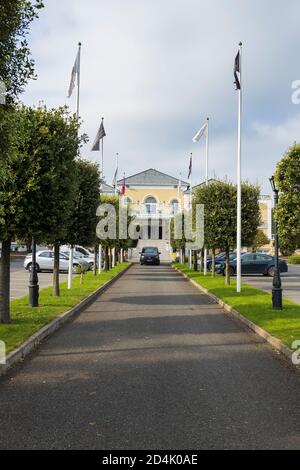 Palmerstown House club de golf, club House, Johnstown, Comté de Kildare, Irlande Banque D'Images