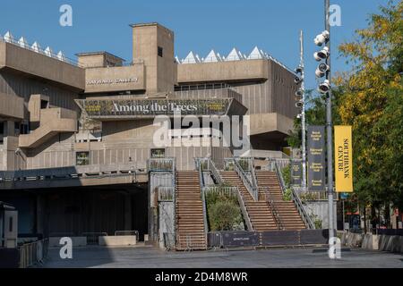The Hayward Gallery le 14 septembre 2020 sur la Rive-Sud au Royaume-Uni. Photo de Sam Mellish Banque D'Images