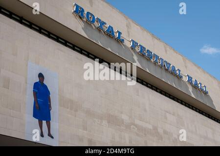 Le Royal Festival Hall le 17 septembre 2020 sur la rive sud de Londres au Royaume-Uni. Photo de Sam Mellish Banque D'Images