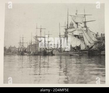 'Photogravure pl. I de l'album ''Wild Life on a Tidal Water: The Adventures of a House-Boat and Her Crew' (1890); Edition 270/50' Banque D'Images