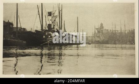 'Photogravure pl. XXIX de l'album ''Wild Life on a Tidal Water: The Adventures of a House-Boat and Her Crew' (1890); Edition 270/500' Banque D'Images