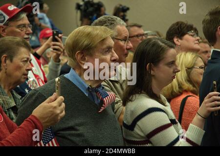 Les électeurs républicains de la région de St. Louis assistent à un GOP à St. Louis, Missouri Banque D'Images