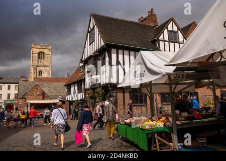 Royaume-Uni, Angleterre, Yorkshire, York, Shambles Market, Gert et Henry’s pub Banque D'Images