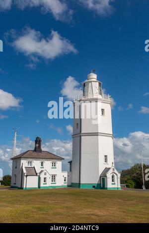 North Foreland Lighthoue entre Broadlairs et Margate dans le Kent Banque D'Images