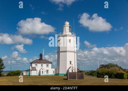 North Foreland Lighthoue entre Broadlairs et Margate dans le Kent Banque D'Images