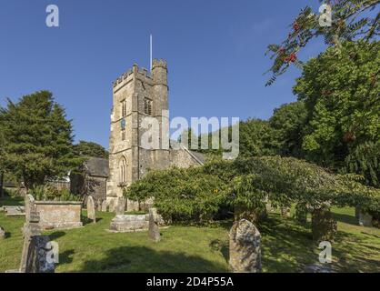 Eglise St Mary et St Pierre, Salcombe Regis, près de Sidmouth, Devon, Royaume-Uni Banque D'Images