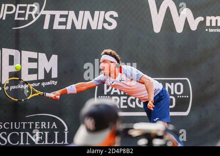 arco Cecchinato lors de l'ATP Challenger 125 - Internazionali Emilia Romagna, tennis Internationals, parme, Italie, 09 Oct 2020 crédit: LM/Roberta Corradi Banque D'Images