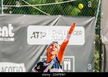 Parme, Italie. parme 2020, Italie, 09 octobre 2020, Alexei Popyrin au cours de l'ATP Challenger 125 - Internazionali Emilia Romagna - tennis Internationals - Credit: LM/Roberta Corradin Credit: Roberta Corradin/LPS/ZUMA Wire/Alamy Live News Banque D'Images