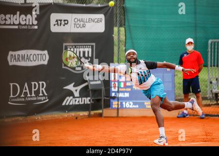 Parme, Italie. parme 2020, Italie, 09 octobre 2020, Frances Tiafoe au cours de l'ATP Challenger 125 - Internazionali Emilia Romagna - tennis Internationals - Credit: LM/Roberta Corradin Credit: Roberta Corradin/LPS/ZUMA Wire/Alamy Live News Banque D'Images