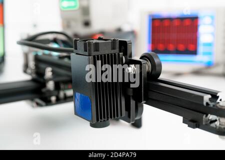 Instruments de mesure du Laboratoire de physique optique Banque D'Images