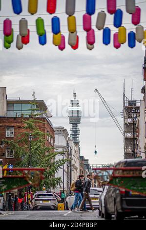Vue de Chinatown à Londres Banque D'Images