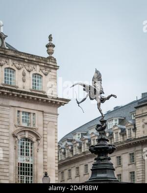 Statue d'Eros dans le centre de Londres Banque D'Images