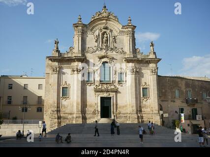 Eglise San Francesco de Matera, Basilicate, Italie, Europe Banque D'Images