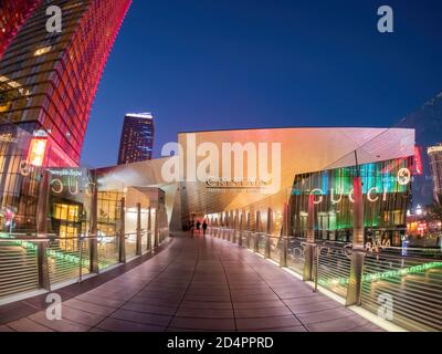 Las Vegas, 25 septembre 2020 - vue extérieure du complexe Aria Banque D'Images