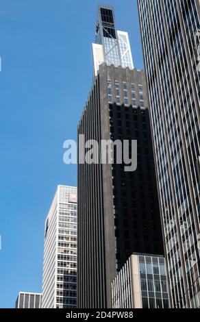 53W 53nd Street est un super grand Skyscraper en boîte, NYC, USA Banque D'Images