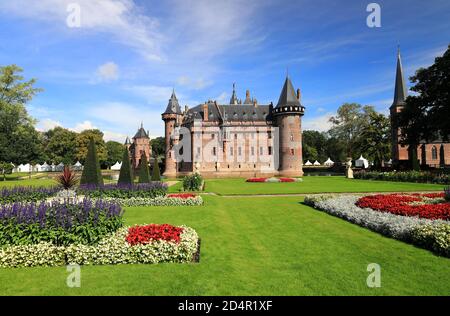 Château de Haar à Utrecht, pays-Bas. Banque D'Images