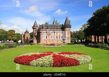 Château de Haar à Utrecht, pays-Bas. Banque D'Images