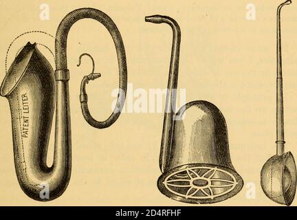 Un texte-livre des maladies de l'oreille et organes adjacents (1894) Banque D'Images