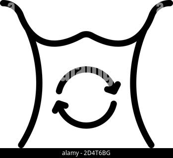 Human Inside probiotiques icône, style de contour Illustration de Vecteur