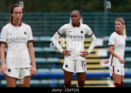 Milan, Italie. 11 octobre 2020. Lindsey Thomas (AS Roma) pendant FC Internazionale vs AS Roma, Championnat italien de football série A Women à milan, Italie, octobre 11 2020 crédit: Independent photo Agency/Alay Live News Banque D'Images