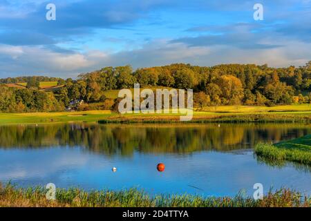 Caerleon, Newport Glent, pays de Galles du Sud en automne Banque D'Images